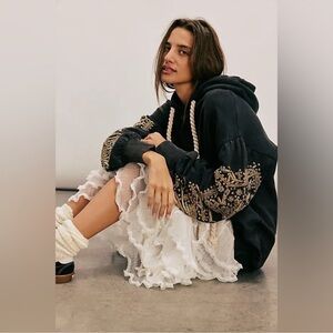 NWT Free People encrusted Hoodie